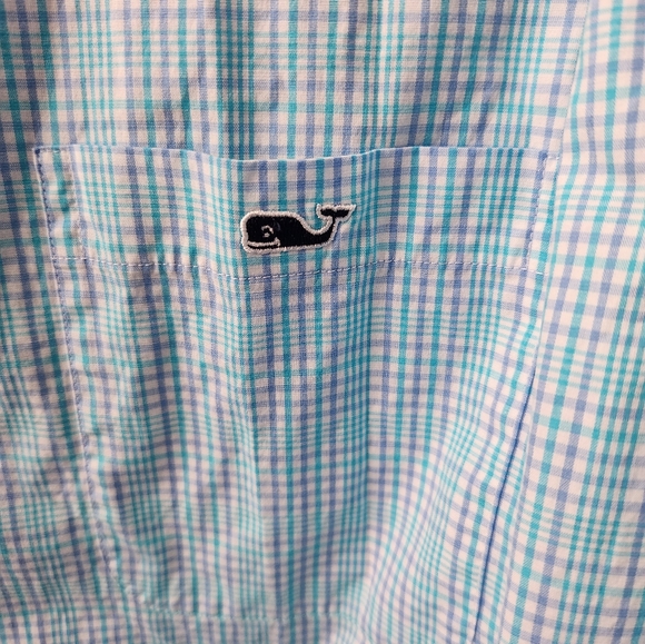 VINEYARD VINES MENS LARGE PLAID LONG SLEEVE BUTTON DOWN TUCKER SHIRT - Picture 2 of 10